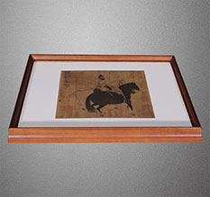 兴县书画装裱配框服务案例